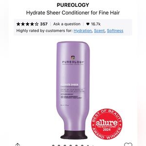Pureology Sheer Hydrate Conditioner